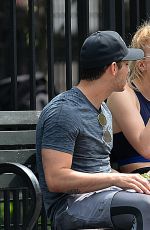 SOPHIE TURNER and Joe Jonas Out for Lunch in New York 04/30/2017