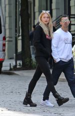 SOPHIE TURNER and Joe Jonas Out for Lunch in New York 05/09/2017