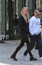 SOPHIE TURNER and Joe Jonas Out for Lunch in New York 05/09/2017