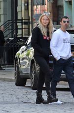 SOPHIE TURNER and Joe Jonas Out for Lunch in New York 05/09/2017