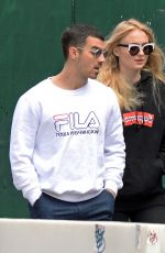 SOPHIE TURNER and Joe Jonas Out for Lunch in New York 05/09/2017