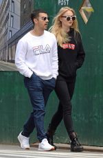 SOPHIE TURNER and Joe Jonas Out for Lunch in New York 05/09/2017