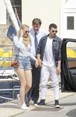 SOPHIE TURNER and Joe Jonas Out in Cannes 05/22/2017