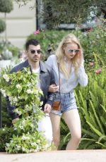 SOPHIE TURNER and Joe Jonas Out in Cannes 05/22/2017