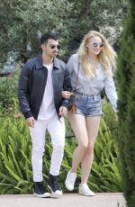 SOPHIE TURNER and Joe Jonas Out in Cannes 05/22/2017