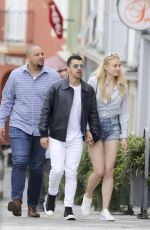 SOPHIE TURNER and Joe Jonas Out in Cannes 05/22/2017
