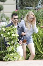 SOPHIE TURNER and Joe Jonas Out in Cannes 05/22/2017