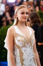 SOPHIE TURNER at 2017 MET Gala in New York 05/01/2017