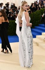 SOPHIE TURNER at 2017 MET Gala in New York 05/01/2017