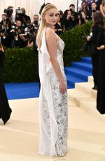 SOPHIE TURNER at 2017 MET Gala in New York 05/01/2017