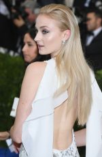 SOPHIE TURNER at 2017 MET Gala in New York 05/01/2017