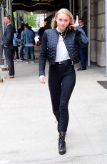 SOPHIE TURNER Out and About in New York 04/30/2017