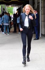 SOPHIE TURNER Out and About in New York 04/30/2017