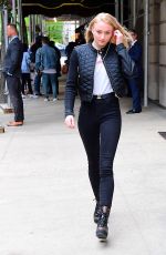 SOPHIE TURNER Out and About in New York 04/30/2017