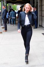 SOPHIE TURNER Out and About in New York 04/30/2017