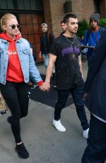 SOPHIE TURNER Out and About in New York 05/02/2017