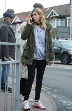 STACEY SOLOMON Leaves Hair Salon in Essex 05/12/2017