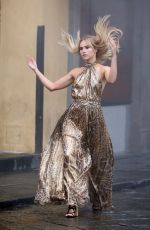 SUKI WATERHOUSE on the Set for Ferragamo in Florence 05/09/2017