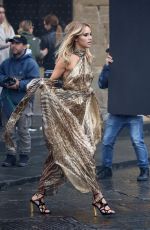 SUKI WATERHOUSE on the Set for Ferragamo in Florence 05/09/2017