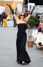SUKI WATERHOUSE on the Set for Ferragamo in Florence 05/09/2017