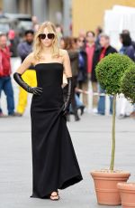 SUKI WATERHOUSE on the Set for Ferragamo in Florence 05/09/2017