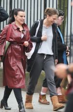 SUTTON FOSTER on the Set of Younger in New York 05/05/2017