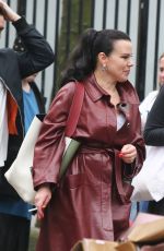 SUTTON FOSTER on the Set of Younger in New York 05/05/2017