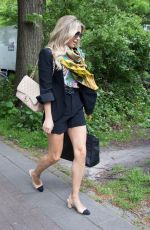SYLVIE MEIS Leaves Her Apartment in Hamburg 05/24/2017