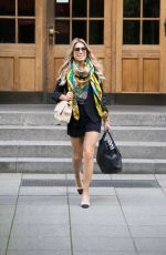 SYLVIE MEIS Leaves Her Apartment in Hamburg 05/24/2017