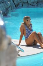 TALLIA STORM in Swimsuit at Eden Roc Hotel Pool in Cannes 05/19/2017