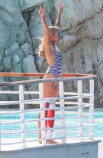 TALLIA STORM in Swimsuit at Eden Roc Hotel Pool in Cannes 05/19/2017