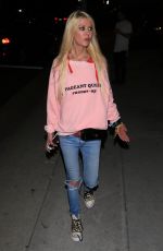 TARA REID Out for Dinner in Hollywood 05/13/2017