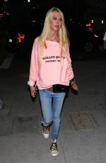 TARA REID Out for Dinner in Hollywood 05/13/2017