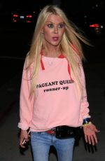 TARA REID Out for Dinner in Hollywood 05/13/2017