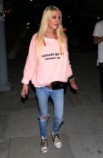 TARA REID Out for Dinner in Hollywood 05/13/2017