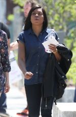 TARAJI P. HENSON on the Set of Proud Mary in Boston 05/18/2017