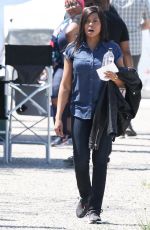 TARAJI P. HENSON on the Set of Proud Mary in Boston 05/18/2017
