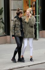 TAYLOR HILL and DAPHNE GROENEVELD Leaves a Gym in New York 05/08/2017
