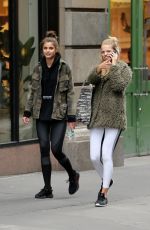 TAYLOR HILL and DAPHNE GROENEVELD Leaves a Gym in New York 05/08/2017