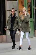 TAYLOR HILL and DAPHNE GROENEVELD Leaves a Gym in New York 05/08/2017