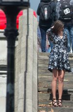 TAYLOR HILL and ROMEE STRIJD at a Photoshoot on Westminster Bridge in London 04/26/2017