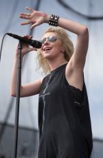 TAYLOR MOMSEN Performs at Fort Rock Festival in Fort Myers 04/30/2017