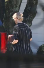 TAYLOR SWIFT in Shorts Arrives and Leaves Her Home in Nashville 05/14/2017