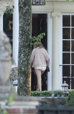 TAYLOR SWIFT in Shorts Arrives and Leaves Her Home in Nashville 05/14/2017