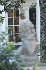 TAYLOR SWIFT in Shorts Arrives and Leaves Her Home in Nashville 05/14/2017