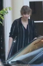TAYLOR SWIFT in Shorts Arrives and Leaves Her Home in Nashville 05/14/2017