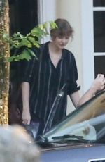 TAYLOR SWIFT in Shorts Arrives and Leaves Her Home in Nashville 05/14/2017