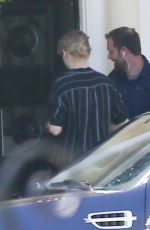 TAYLOR SWIFT in Shorts Arrives and Leaves Her Home in Nashville 05/14/2017