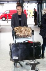 Thandie Newton spotted at Heathrow Airport in London 05/04/2017