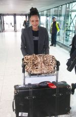 Thandie Newton spotted at Heathrow Airport in London 05/04/2017